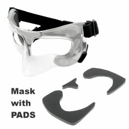 Bodyassist Deluxe Face/Nose Guard (clear) - Adult - One Size